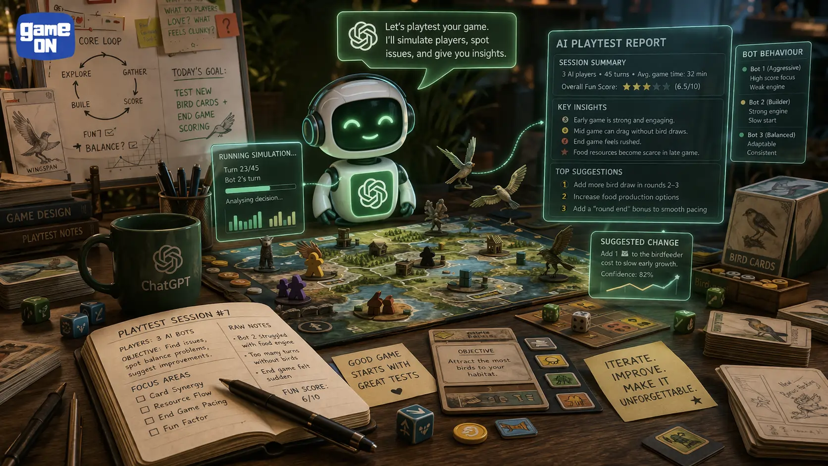 Playtesting with ChatGPT