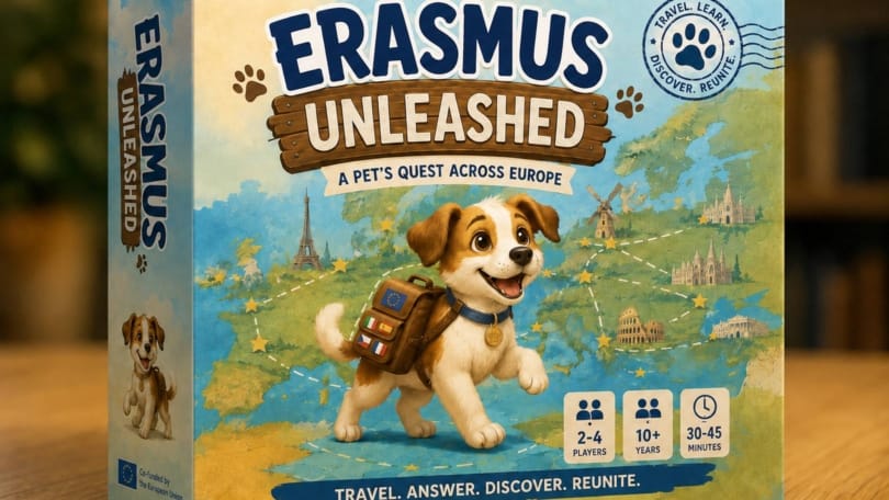Erasmus Unleashed Boardgame box