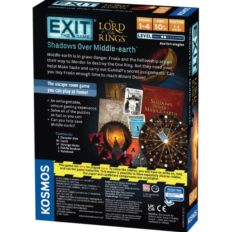 Exit The Game – The Lord of the Rings Shadows over Middle-earth