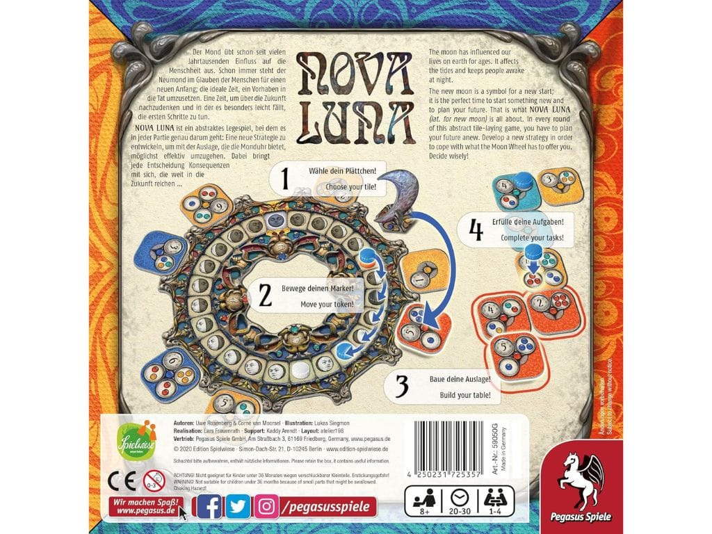 Nova Luna board game box back