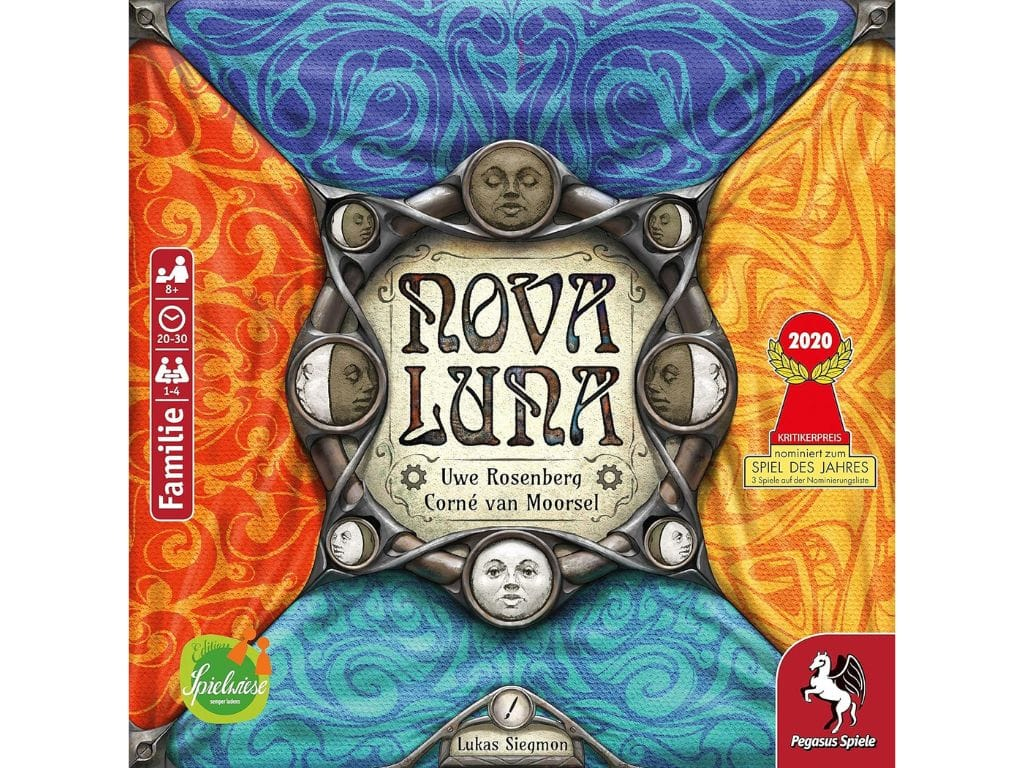 Nova Luna board game box front